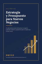 Portada del libro digital Estrategia y Presupuesto para Nuevos Negocios, de RMCSG